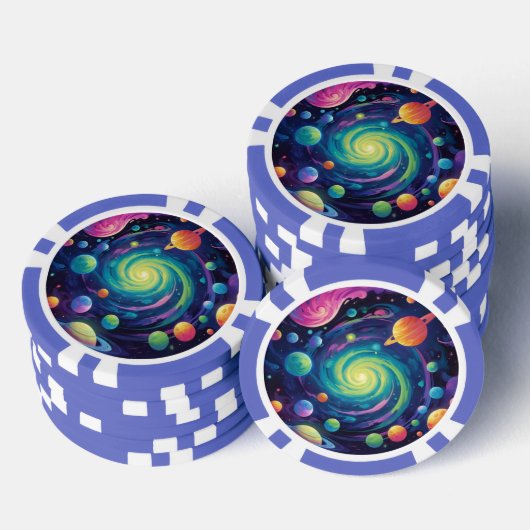 Poker-Chip Pokerchips (Stapel)
