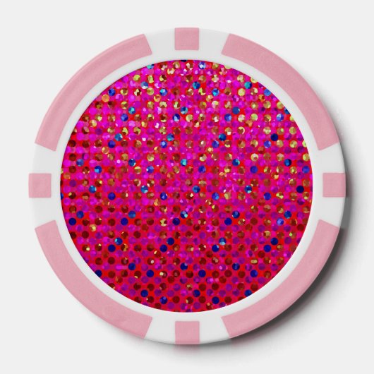 Poker Chip Polka Dot Sparkley Jewels (Vorderseite)