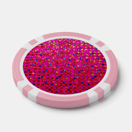 Poker Chip Polka Dot Sparkley Jewels (Einzeln)