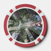 Poker-Chip Redwood baut das View-Design auf Pokerchips (Rückseite)
