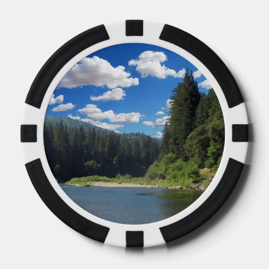Poker Chip Richardson Grove California Cloudy Sky (Vorderseite)