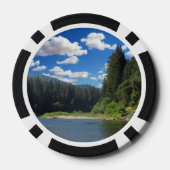 Poker Chip Richardson Grove California Cloudy Sky (Rückseite)