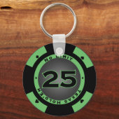 Poker Chip Schlüsselanhänger (Vorderseite)