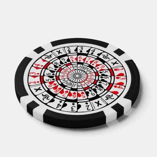 Poker chip with unique design. (Einzeln)