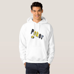 Poker Chips Abmessungen Logo, Mens White Hoodie