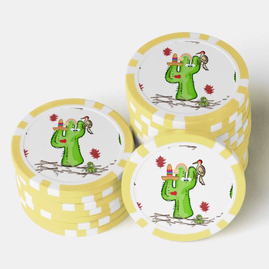 Poker Chips Bird Cactus (Stapel)