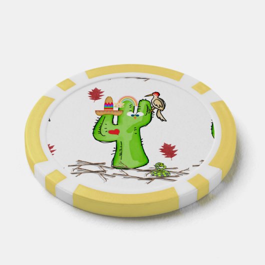 Poker Chips Bird Cactus (Einzeln)
