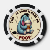 Poker Chips - "Das wird mich zum Kack bringen" (Rückseite)