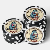 Poker Chips - "Das wird mich zum Kack bringen" (Stapel)