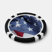 Poker-Chips der amerikanischen Flagge Pokerchips (Einzeln)