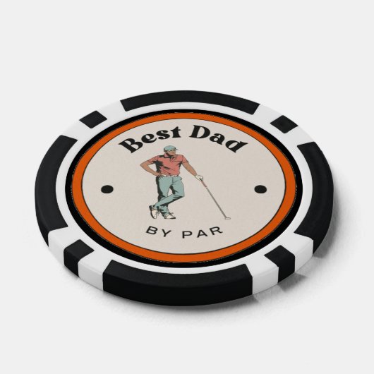 Poker Chips - Der beste Vater von Par (Einzeln)