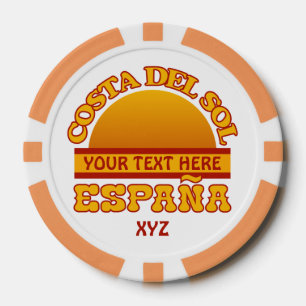 Poker-Chips der Costa Del Sol Pokerchips