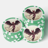 Poker-Chips des Teufelsengels - wo Legenden gefäls Pokerchips (Stapel)
