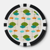 Poker-Chips für das hintere Atommobil