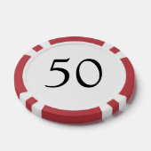 Poker-Chips für Ihre Anzahl und Farben anpassen Pokerchips (Einzeln)