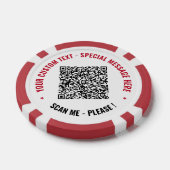 Poker-Chips für Ihren QR-Code Wählen Sie Farben au Pokerchips (Einzeln)