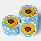 Poker-Chips für Sonnenblumen Pokerchips (Stapel)