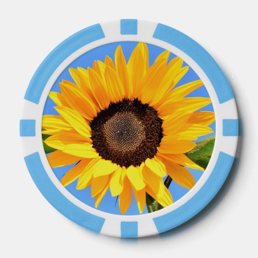 Poker-Chips für Sonnenblumen Pokerchips (Vorderseite)