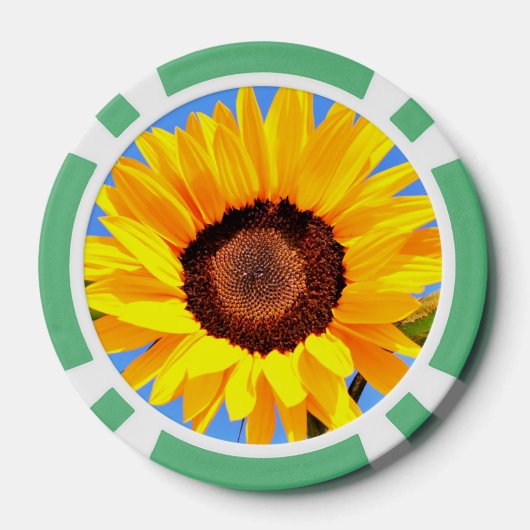 Poker-Chips für Sonnenblumen Pokerchips (Rückseite)
