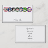 Poker Chips Galore Visitenkarte (Vorne/Hinten)