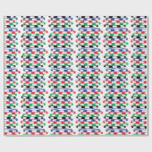 Poker-Chips Geschenkpapier (Flach)