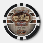 Poker-Chips mit dem Emblem "True Classic Motorräde Pokerchips (Vorderseite)