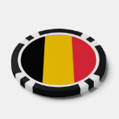 Poker-Chips mit der Flagge Belgiens Pokerchips (Einzeln)