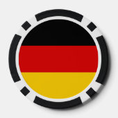 Poker-Chips mit der Flagge Deutschlands Pokerchips (Rückseite)