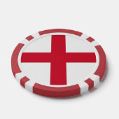 Poker-Chips mit der Flagge Englands, Vereinigtes K Pokerchips (Einzeln)