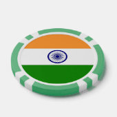 Poker-Chips mit der Flagge Indiens Pokerchips (Einzeln)