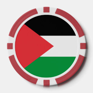 Poker-Chips mit der Flagge Palästinas Pokerchips