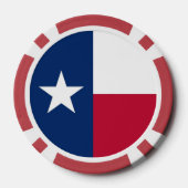 Poker-Chips mit der Flagge von Texas Pokerchips (Rückseite)