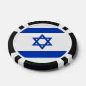 Poker-Chips mit der israelischen Flagge Pokerchips (Einzeln)