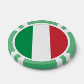 Poker Chips mit der italienischen Flagge (Einzeln)