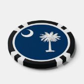 Poker Chips mit Flag South Carolina (Einzeln)