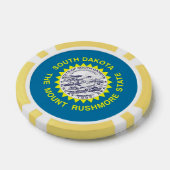 Poker Chips mit Flag South Dakota (Einzeln)