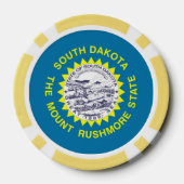 Poker Chips mit Flag South Dakota (Rückseite)