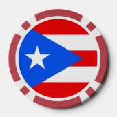 Poker Chips mit Flag von Puerto Rico (Rückseite)