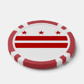 Poker-Chips mit Flag Washington DC Pokerchips (Einzeln)