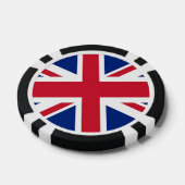 Poker-Chips mit Flagge des Vereinigten Königreichs Pokerchips (Einzeln)