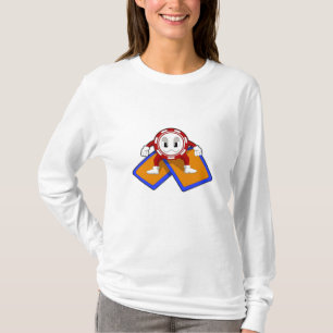 Poker-Chips mit Poker-Karten T-Shirt