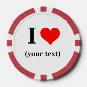 Poker-Chips - Personalisiert - Bild hinzufügen / T Pokerchips (Vorderseite)