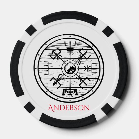 Poker-Chips, Personalisiert Pokerchips (Rückseite)