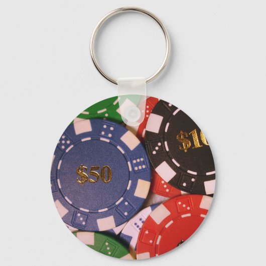 Poker Chips Schlüsselanhänger (Vorderseite)