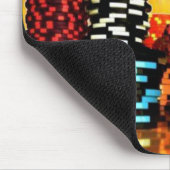 Poker Chips und Spielkarten-Mousepad Mousepad (Ecke)