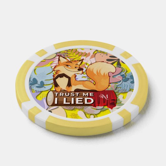 Poker Chips : Vertraue mir, ich Lied (gelb) (Einzeln)