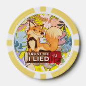 Poker Chips : Vertraue mir, ich Lied (gelb) (Vorderseite)
