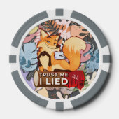 Poker Chips : Vertraue mir, ich Lied (grau) (Vorderseite)