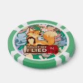 Poker Chips : Vertraue mir, ich Lied (grün) (Einzeln)