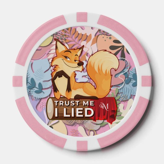 Poker Chips : Vertraue mir, ich Lied (pink) (Vorderseite)